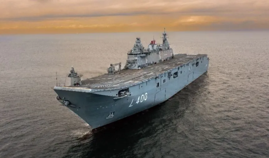 NATO: TCG Anadolu Letonya Kıyılarında