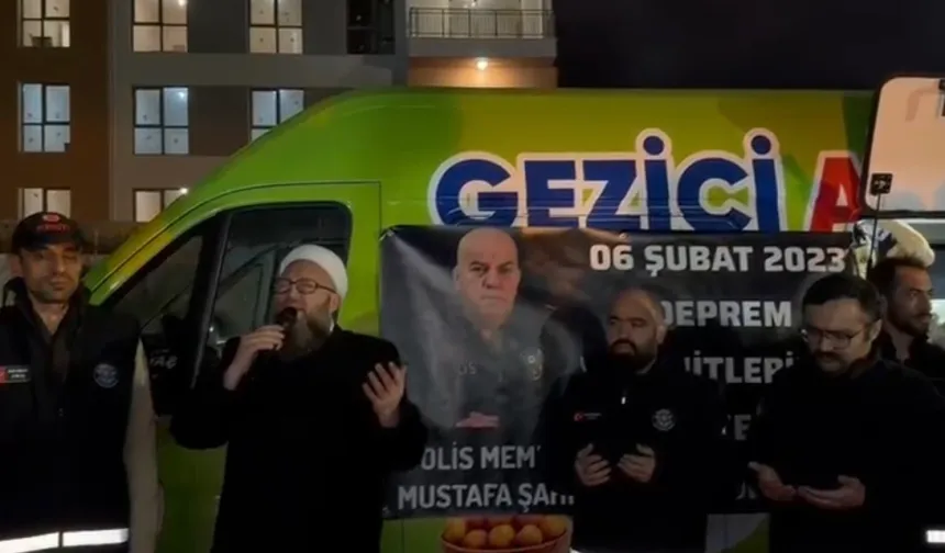 Polis Memuru Mustafa Şahin’den 6 Şubat’ta Anlamlı Görev