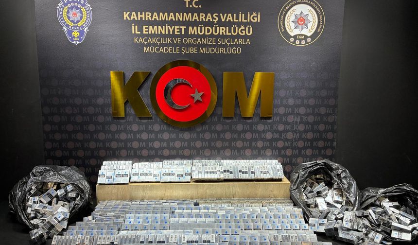 Kahramanmaraş’ta Kaçakçılık ve Narkotik Operasyonu: 4 Tutuklama