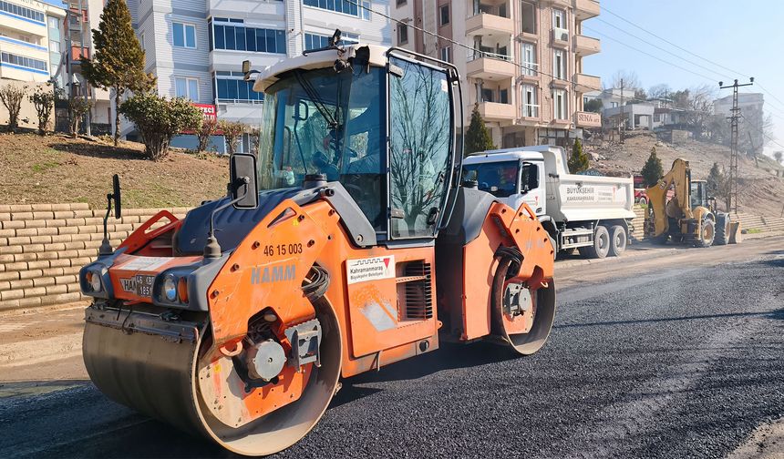 Büyükşehir, Dulkadiroğlu’nda Yolları Bir Bir Yenilemeye Devam Ediyor