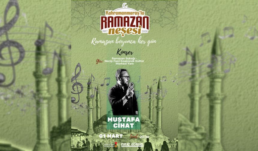Mustafa Cihat, Ramazan Sokağı’nda Ezgi ve İlahilerle Gönüllere Dokunacak