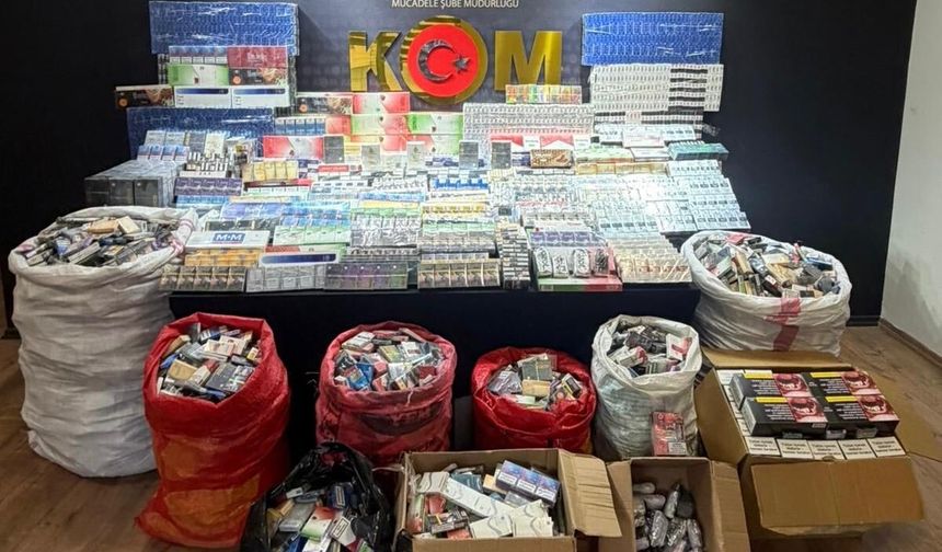 Kaçak Deposu Patlatıldı! 14 Bin Paket Sigara Yakalandı
