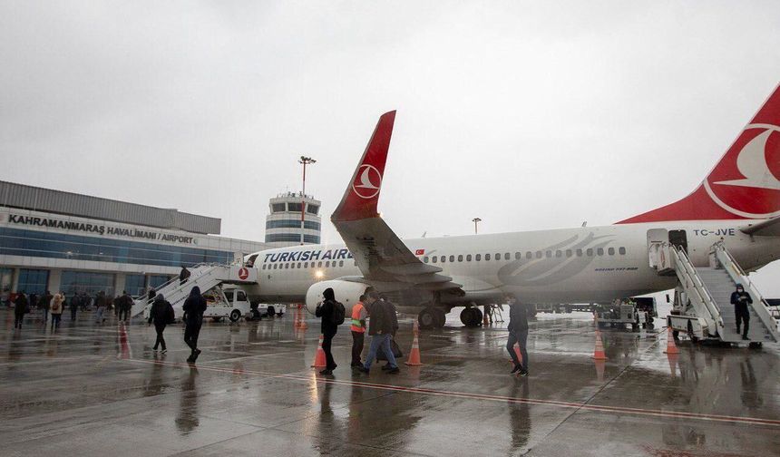 Kahramanmaraş Havalimanı Mart Ayı Yük Trafiği 208 Ton!