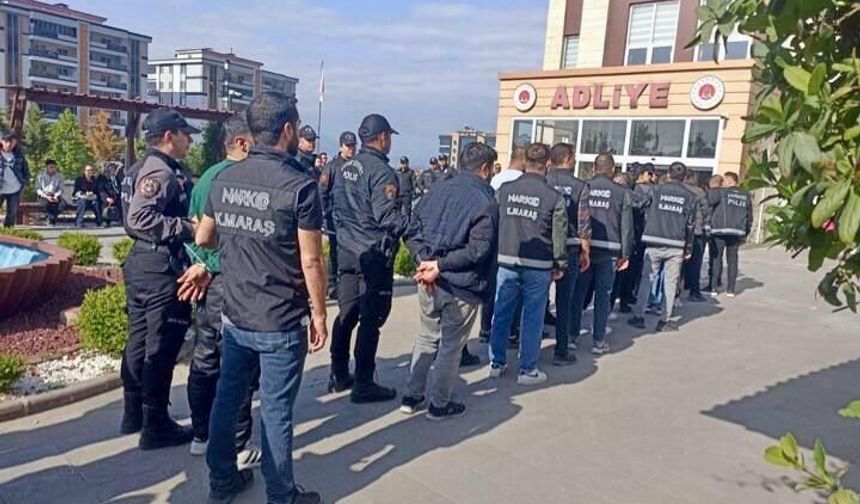 Kahramanmaraş'ta Uyuşturucu Cephaneliği Çöktü! 45 Tutuklama