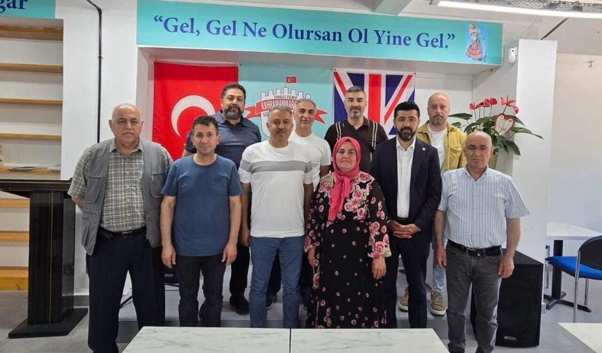 Mehmet Uğur Dilipak İngiltere'de! Kahramanmaraşlılarla Buluştu