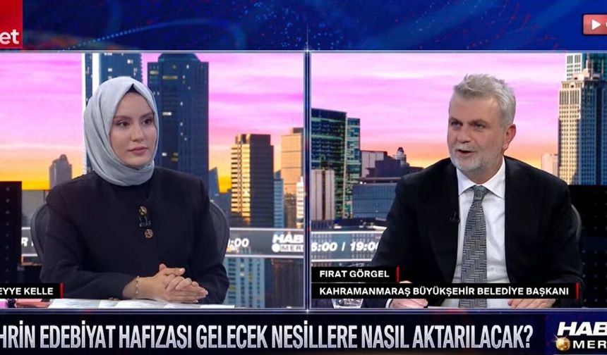 Başkan Görgel, TVNET Canlı Yayınında UNESCO Edebiyat Şehri Sürecini Anlattı