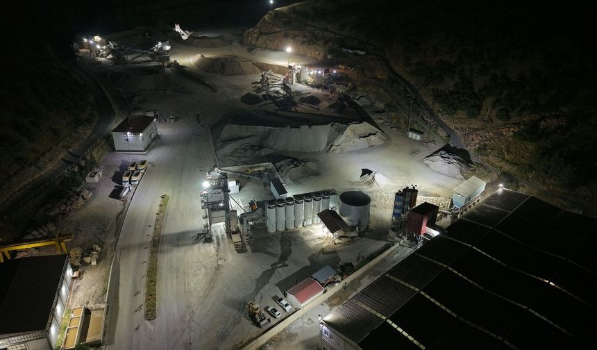 Büyükşehir’in Asfalt Üretim Tesisi’nde Yılda 400 Bin Ton Üretim Yapılıyor