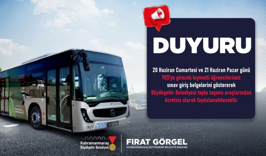 Büyükşehir, YKS Sürecinde Öğrenci ve Velilerin Yanında