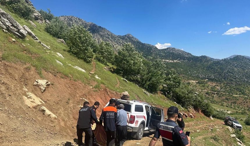 Kahramanmaraş'ta Dağda Mahsur Kalan Kadın Kurtarıldı
