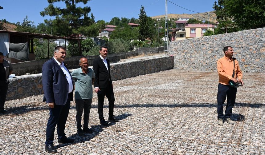Başkan Karaca, Ceceli’de Çalışmaları Yerinde İnceledi