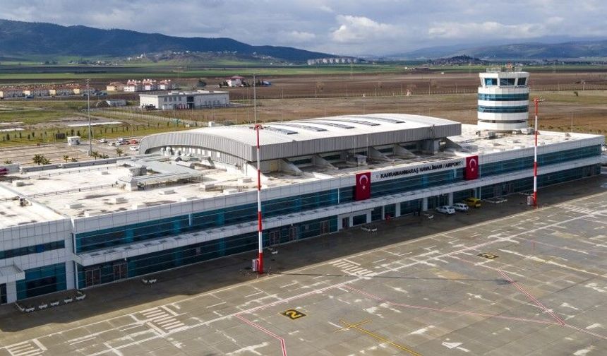 Kahramanmaraş Havalimanı 6 Ayda 157 Bin Yolcu