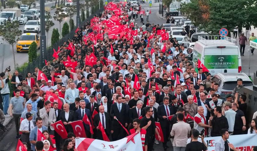 Kahramanmaraş’ta 15 Temmuz’un 10. Yıl Dönümünde Demokrasi Nöbeti