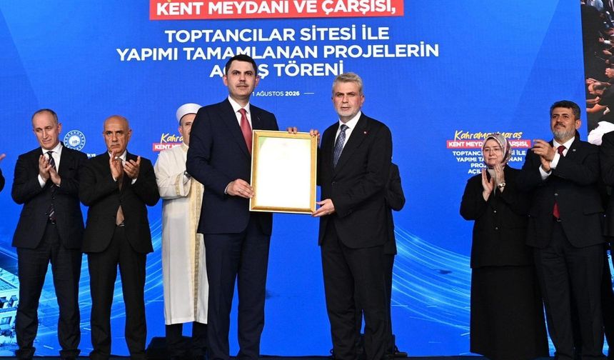 Kahramanmaraş’ın Yeniden İnşa Yolculuğunda 5 Yeni Eser Daha Hizmete Açıldı
