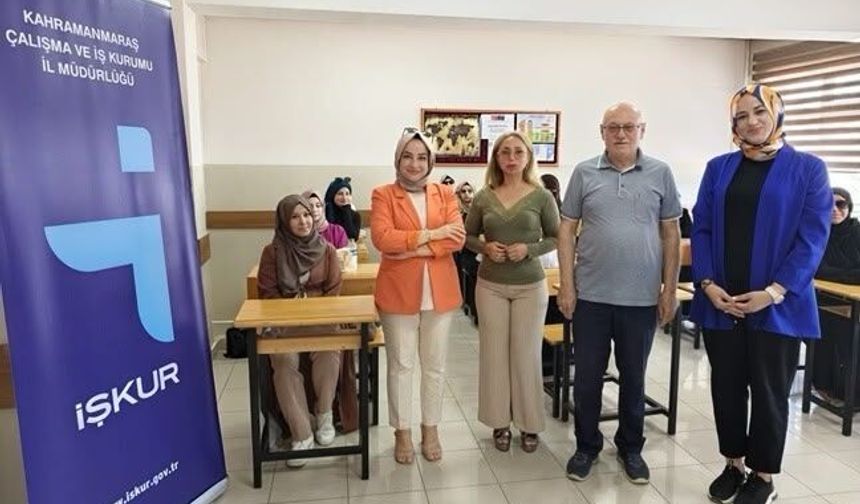 Dulkadiroğlu'nda Kursiyerlere İstihdam Odaklı Eğitim