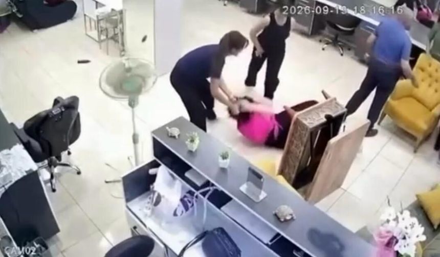 Kahramanmaraş’ta Kuaför Salonunda Kavga