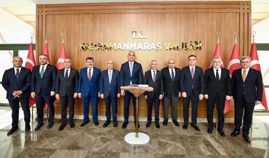 Bakan Ersoy Kahramanmaraş’ta