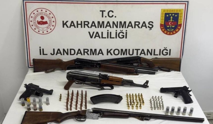 Kahramanmaraş’ta Silah Ticareti Operasyonu 7 Gözaltı