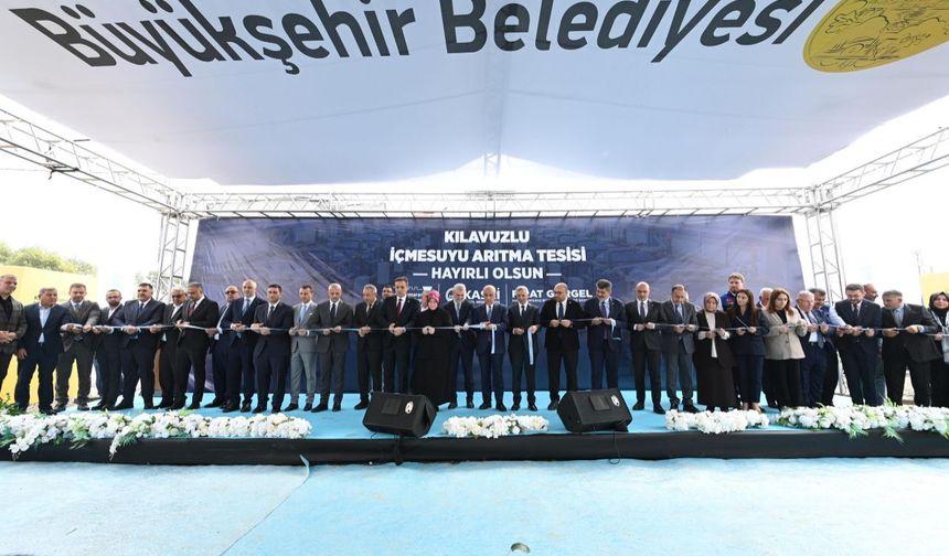 Kılavuzlu İçmesuyu Arıtma Tesisi Hizmete Açıldı