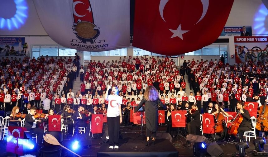 Onikişubat Belediyesi’nden Cumhuriyet’in 103. Yılına 1300 Sesli Dev Konser