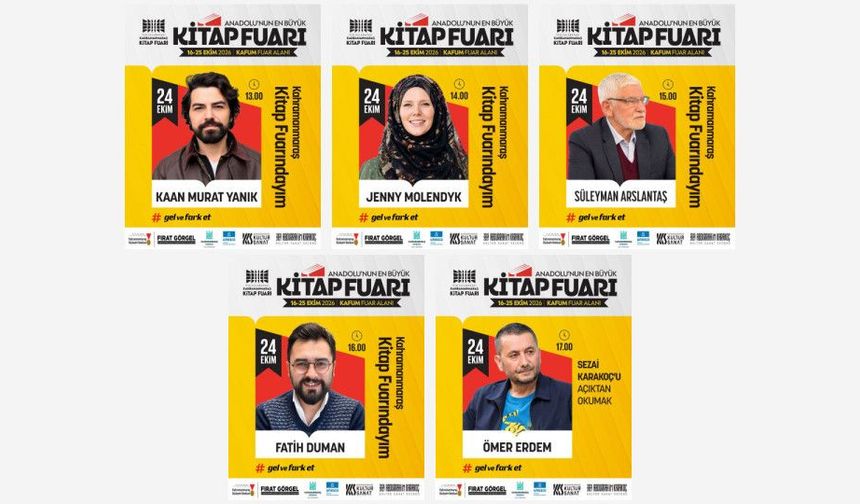 Kitap Fuarı, Cumartesi Günü Birbirinden Değerli İsimleri Ağırlayacak