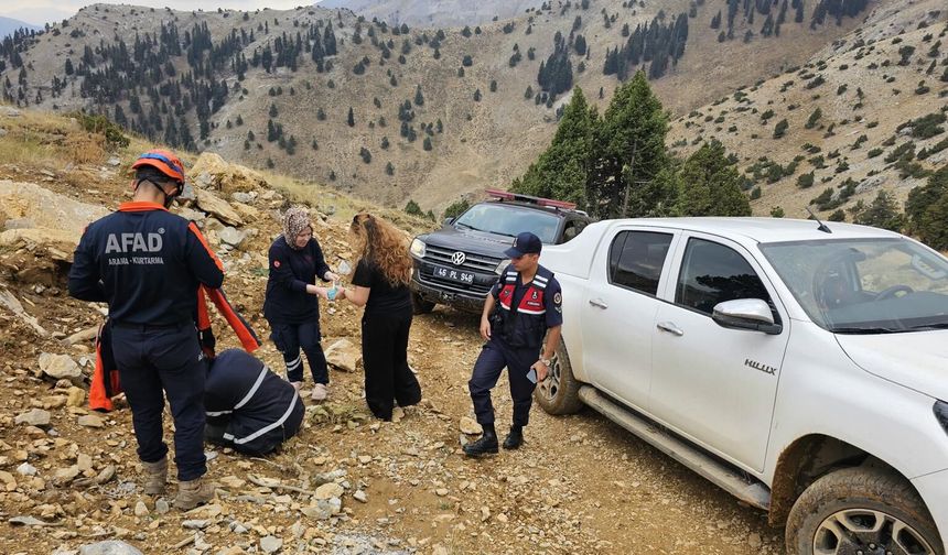 Kahramanmaraş’ta Dağlık Arazide Fenalaştı AFAD Yetişti