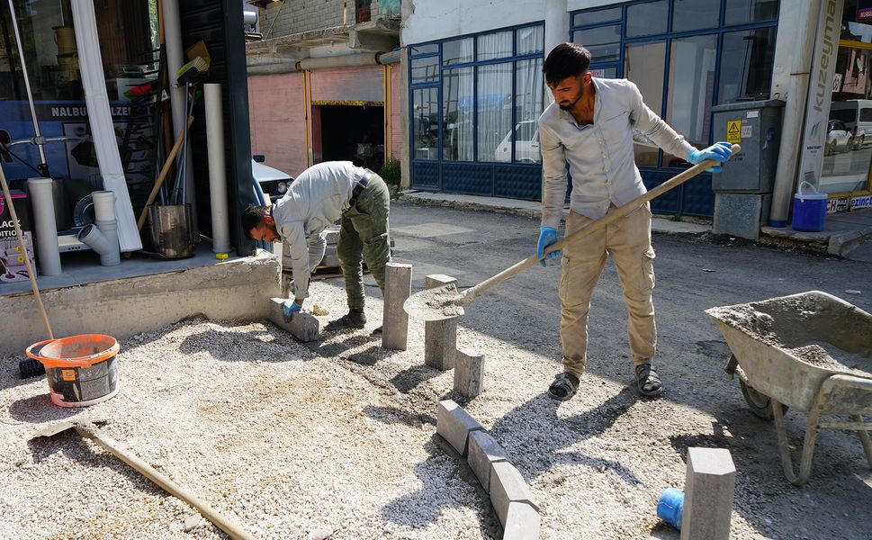 Göksun Bulvarında Yeni Yürüyüş Yolları Vatandaşlarla Buluşuyor