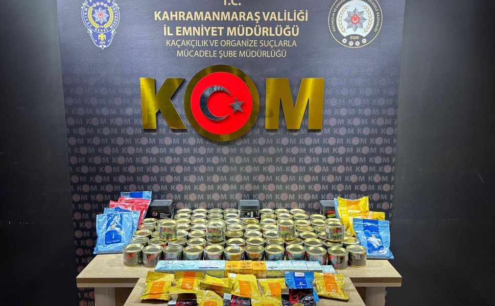 Kahramanmaraş’ta Kaçak Tütün ve Sigara Operasyonu: 3 Gözaltı