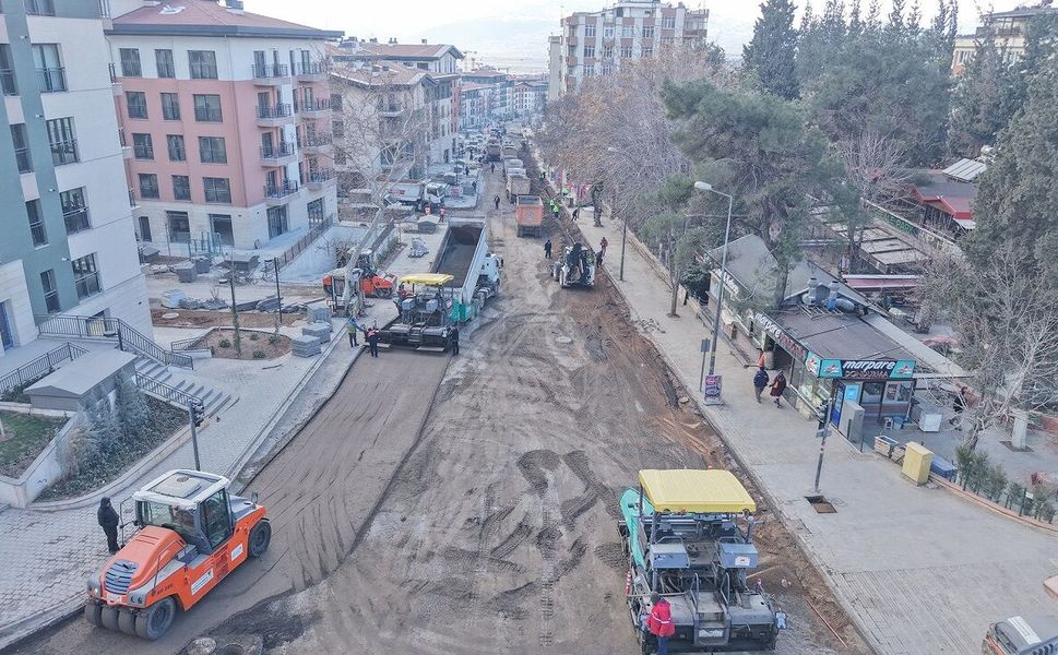 Asfalt Sırası Zübeyde Hanım Bulvarı’nda