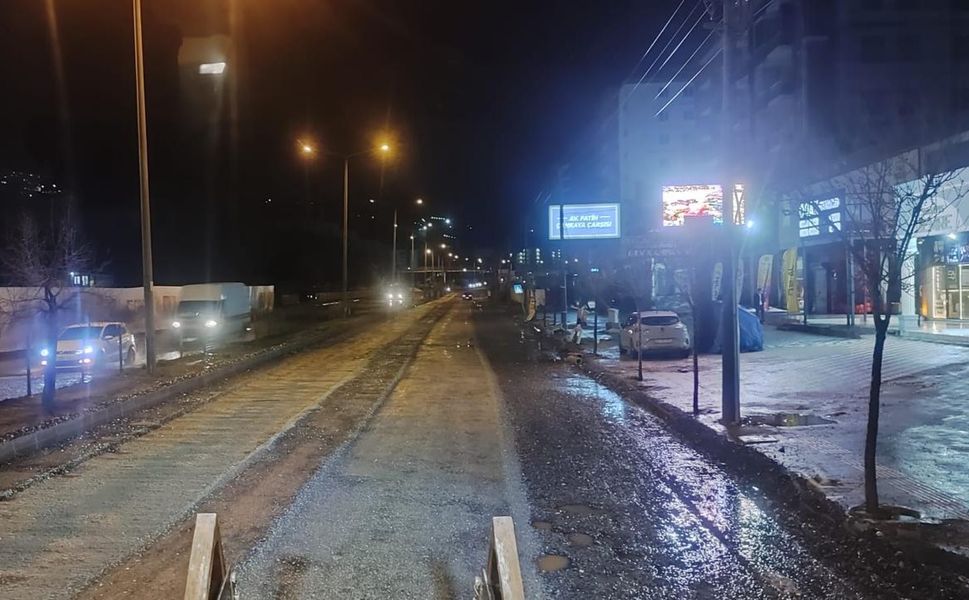 Büyükşehir’den Doğukent Yolunda Yoğun Çalışma