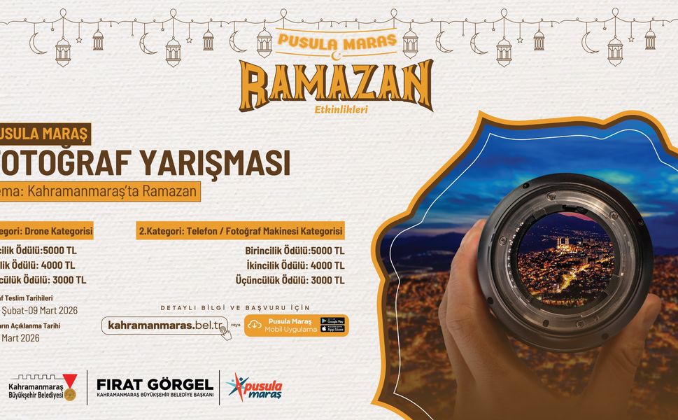 Pusula Maraş’tan Gençlere Ramazan Temalı Ödüllü Fotoğraf Yarışması