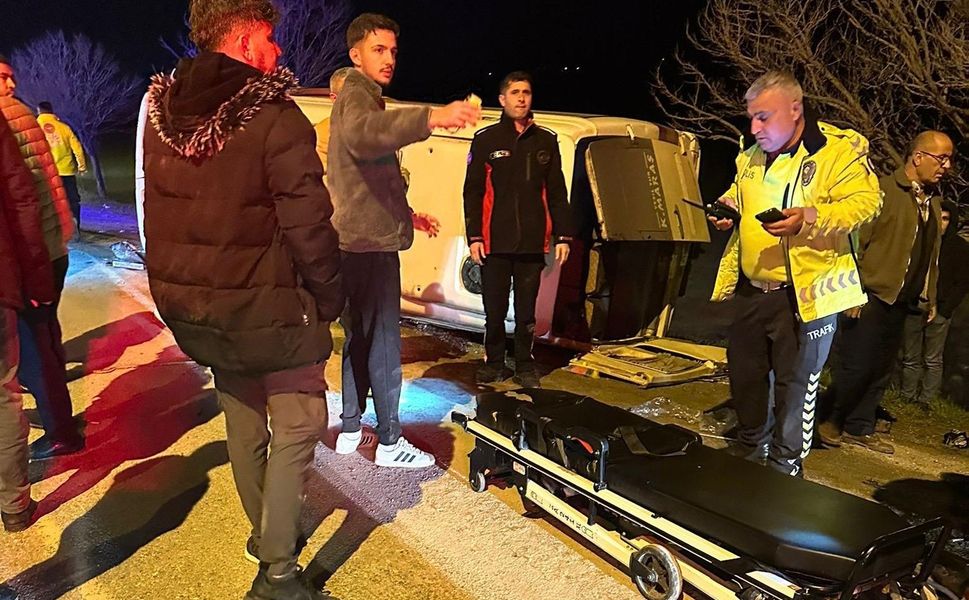 Kahramanmaraş’ta Servis Aracı Devrildi: 10 Yaralı