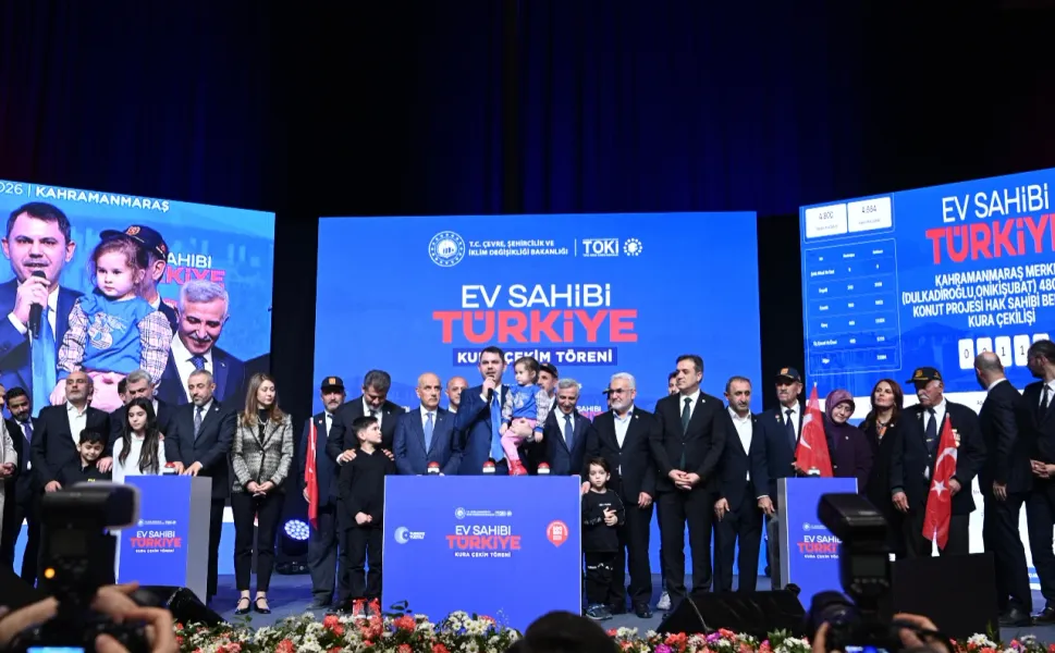 Kahramanmaraş’ta 8 bin 195 Sosyal Konutun Hak Sahibi Belirlendi
