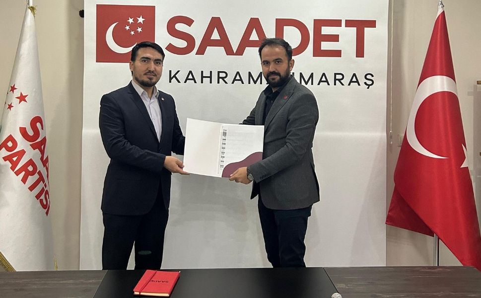 Saadet Onikişubat İlçe Başkanlığında Bayrak Değişimi