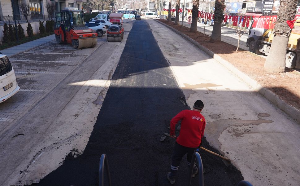 Trabzon Bulvarı’nda Yol İyileştirmeleri Etaplar Halinde Sürüyor