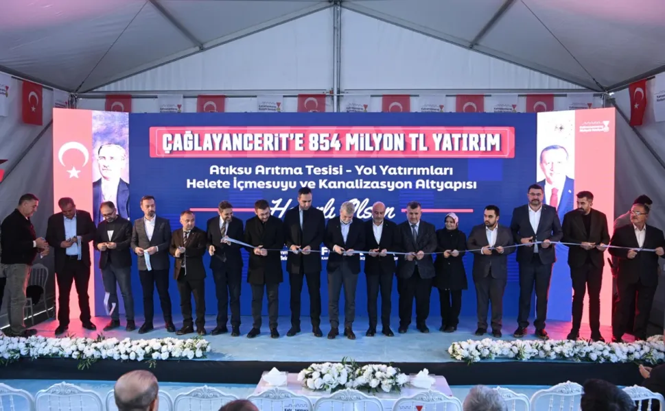 Çağlayancerit’in İleri Biyolojik Atıksu Arıtma Tesisi Hizmete Alındı