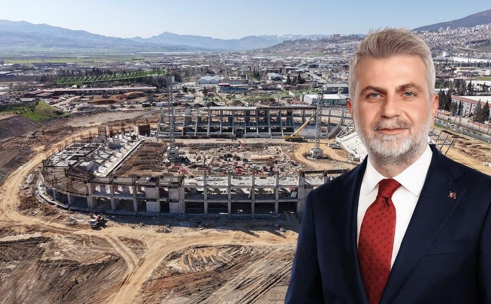 Şehrin Stadyumu Yükseliyor