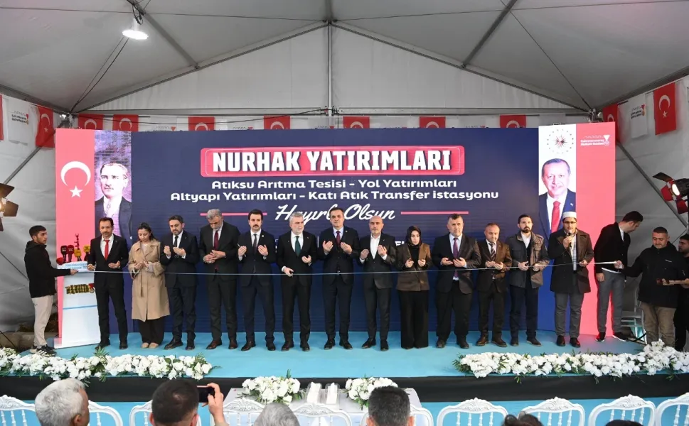 Nurhak Atıksu Arıtma Tesisi Hizmete Alındı