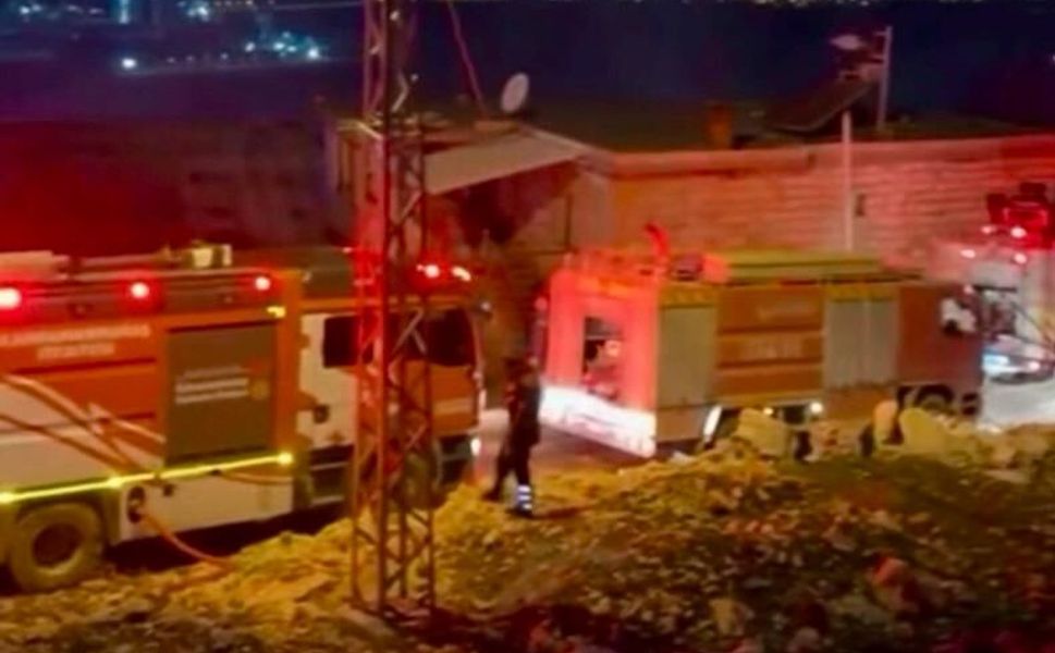 Kahramanmaraş Pazarcık’ta Çiftlikte Korkutan Yangın