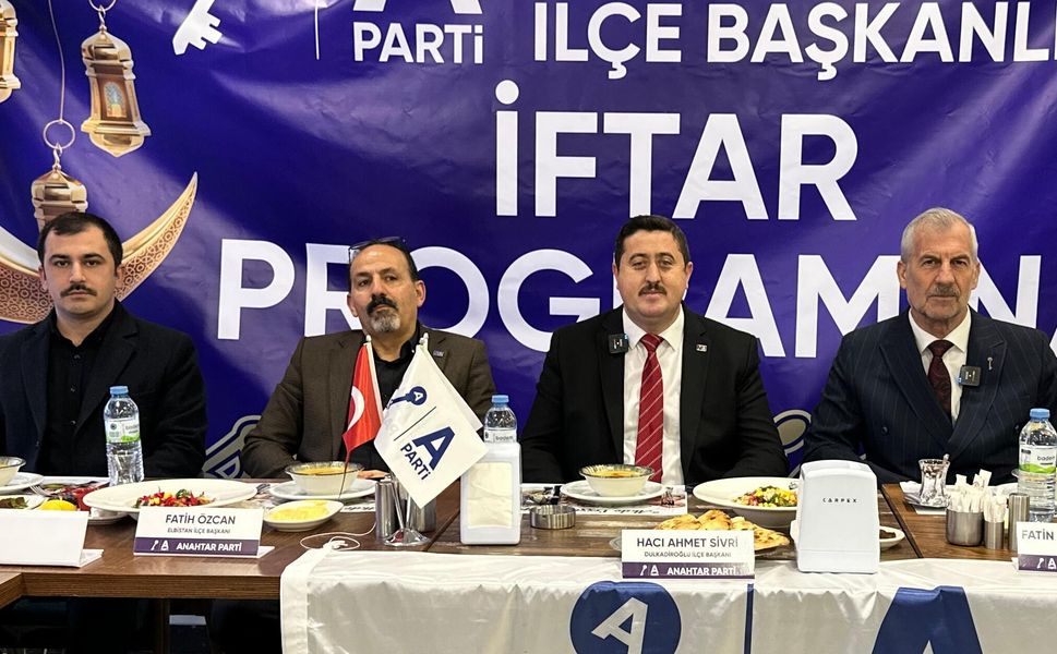Anahtar Parti Teşkilatı Dulkadiroğlu’nda İftar Programında Buluştu