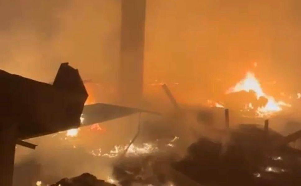 Kahramanmaraş’ta Çırçır Fabrikasında Korkutan Yangın