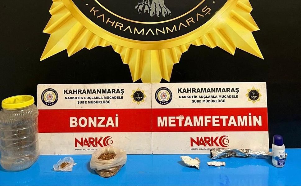 Polis Operasyonunda Bonzai ve Metamfetamin Bulundu
