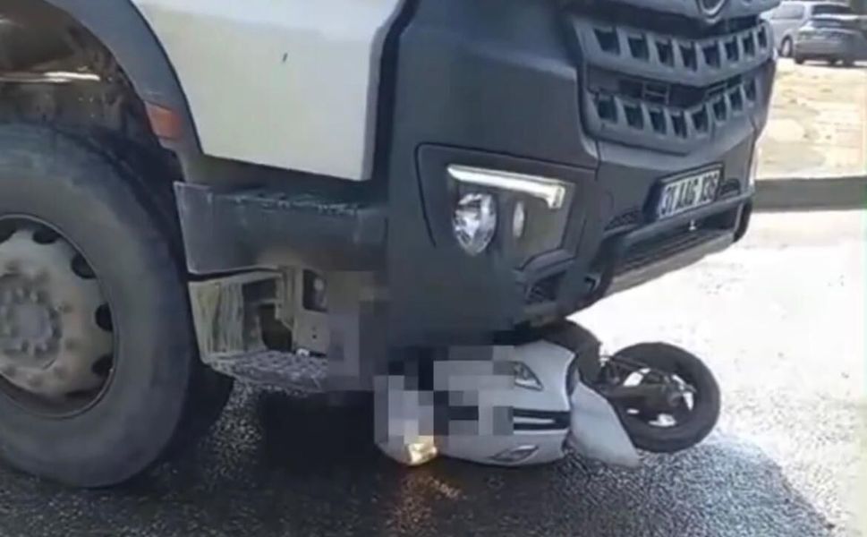 Kahramanmaraş’ta Beton Mikseri ile Motosiklet Çarpıştı Sürücü Öldü