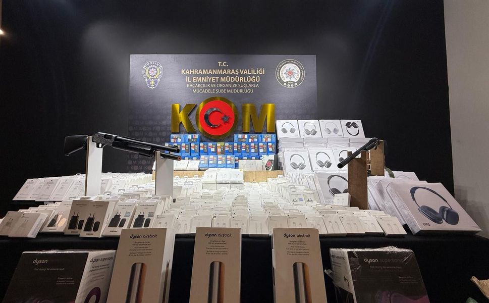 Kahramanmaraş’ta Büyük Operasyon Çok Sayıda Kaçak Ürün Ele Geçirildi