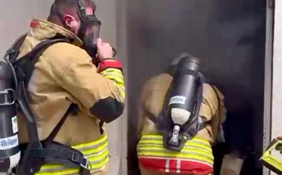 Kahramanmaraş’ta Depo Yangını Kısa Sürede Söndürüldü