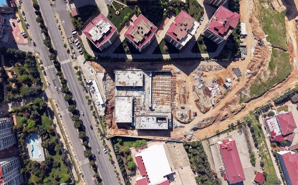 Kahramanmaraş’ın Yeni Nesil Gençlik ve Spor Kompleksi Hızla Yükseliyor
