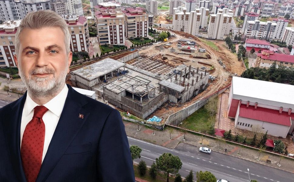 Kahramanmaraş’ın Yeni Nesil Gençlik ve Spor Kompleksi Hızla Yükseliyor