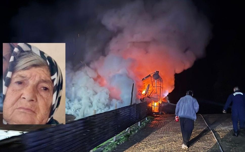 Kahramanmaraş Andırın'da Ev Yangını! 1 Ölü