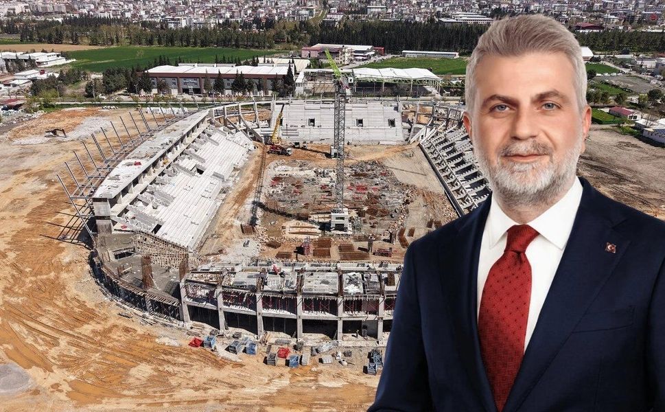 Kahramanmaraş Stadyumu Hızla Yükseliyor