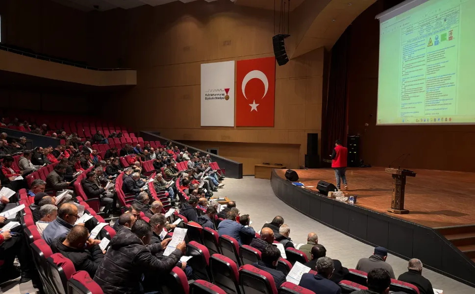 Büyükşehir’den Saha Personellerine İş Sağlığı ve Güvenliği Eğitimi