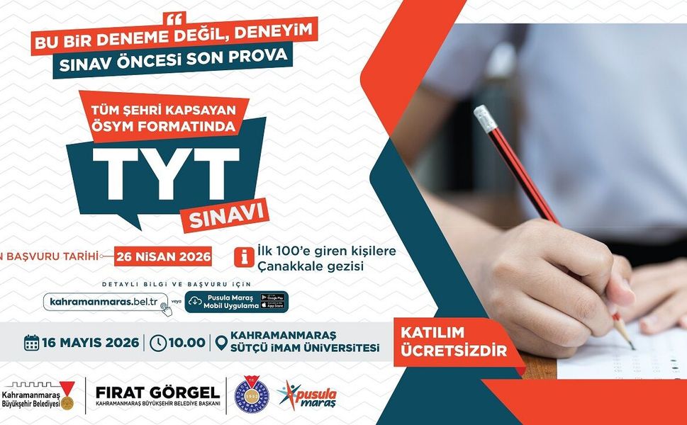 Üniversiteye Hazırlanan Gençlere Büyükşehir’den Ödüllü Deneme Sınavı